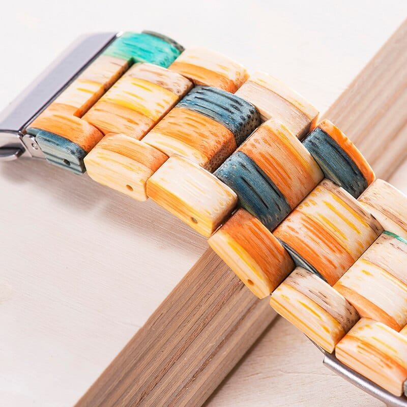 Colorful Couple Wood Watch