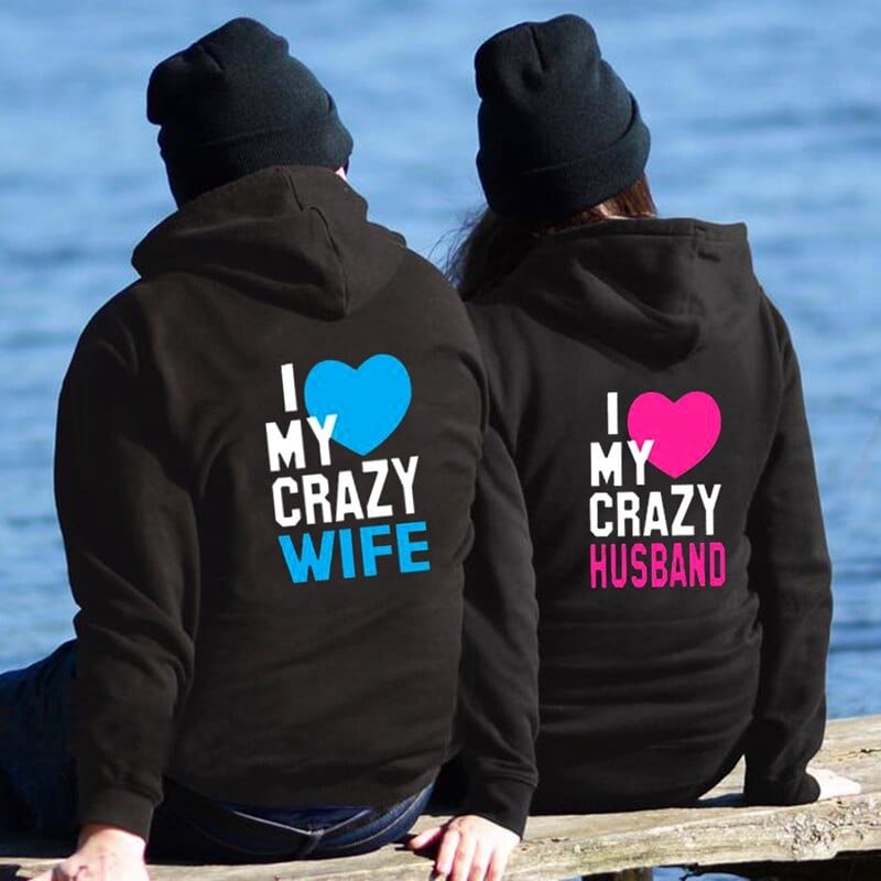 Crazy Wife & Crazy Husband Hoodies