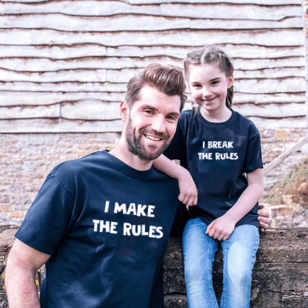 Dad and Daughter Matching T-shirts
