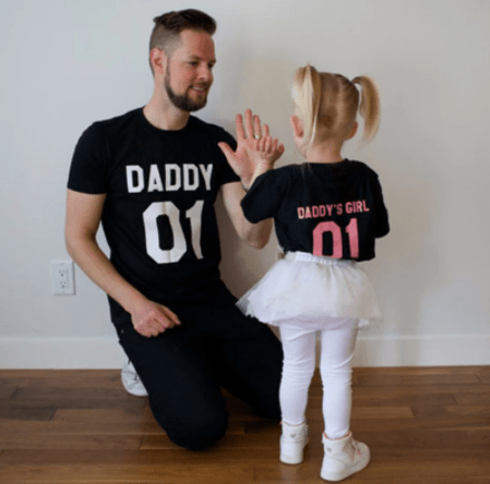 Daddy and Daddy's Girl T-shirts