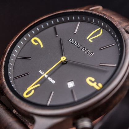 Dark Wood Couple Watches