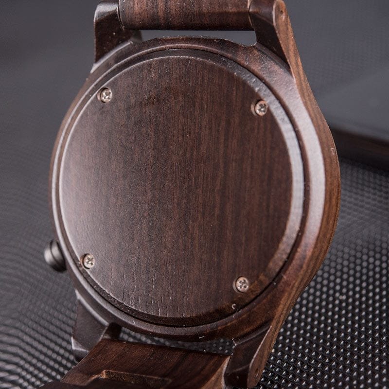 Dark Wood Couple Watches