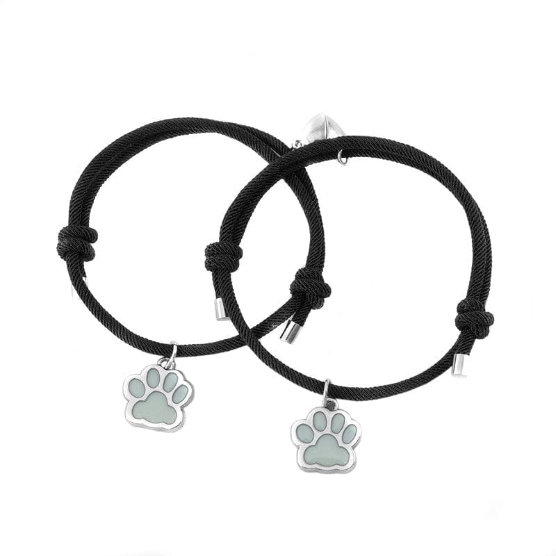 Dog Paw Bracelet for Couple