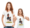 Fashion Mom and Daughter Tee-shirt