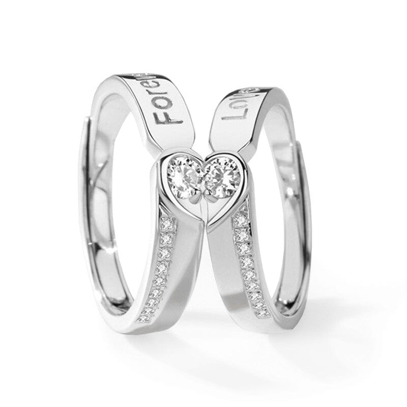Forever Couple Heart Ring