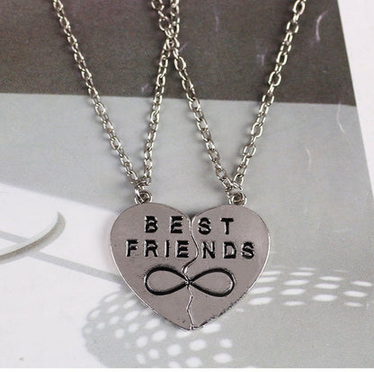 Friendship Heart Necklaces for 2