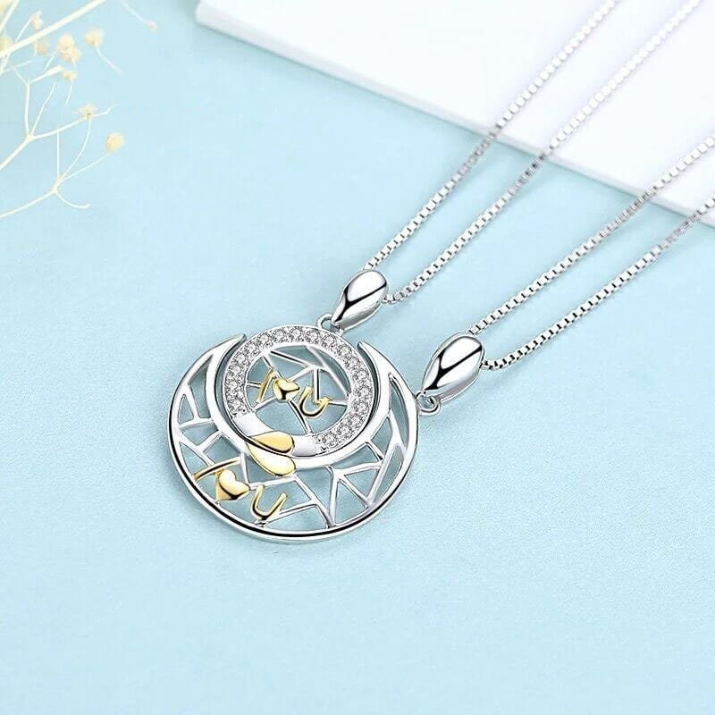 Friendship Necklaces Sun and Moon