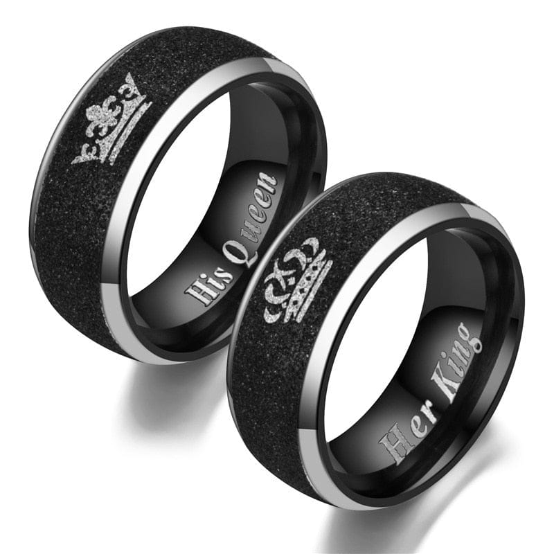 Gothic King & Queen Rings