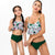 Green Mommy and Me Swimsuits
