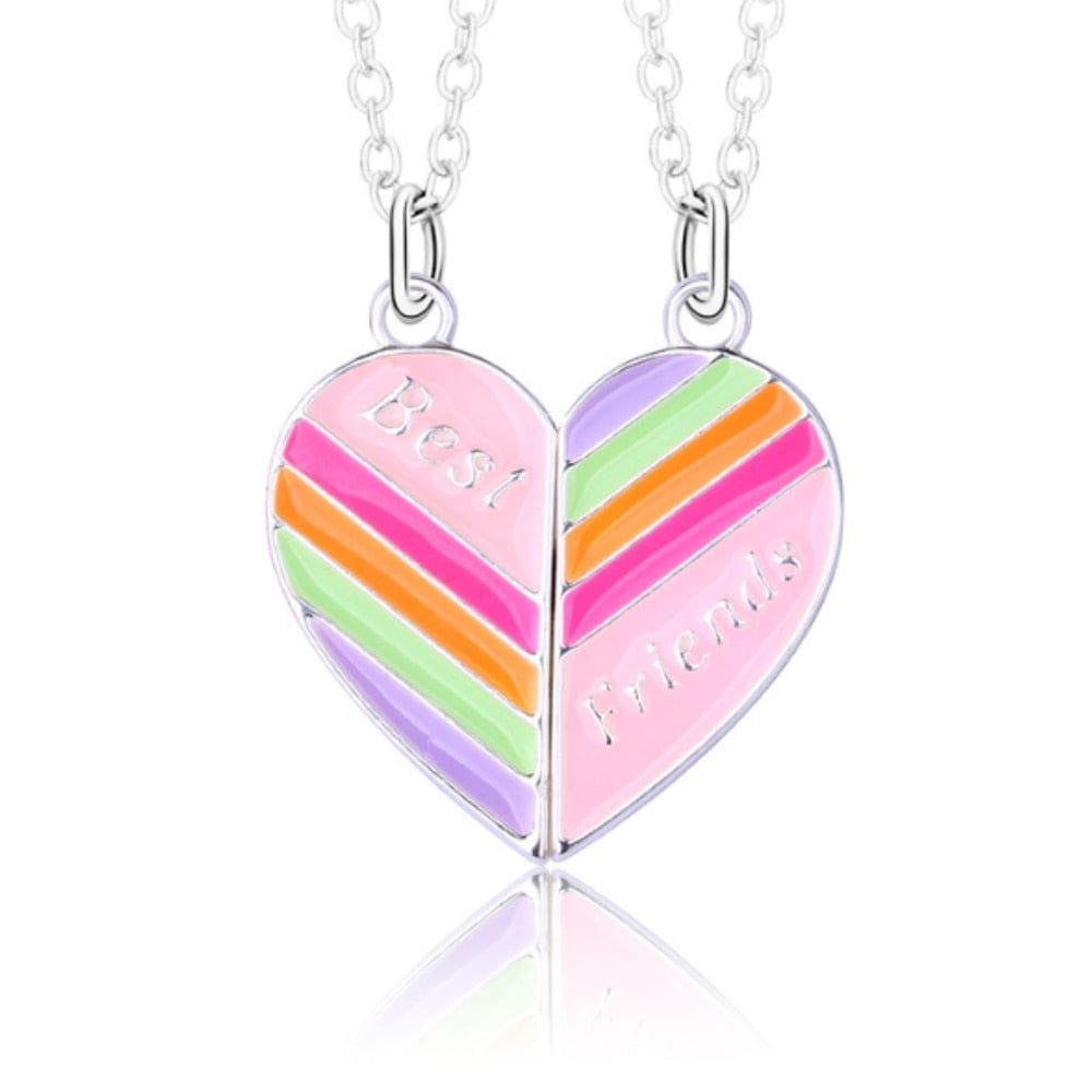 Half Heart Necklace for Best Friends