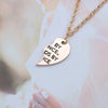 Half Heart Sister Necklace