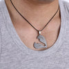 Heart and Key Couples Necklace