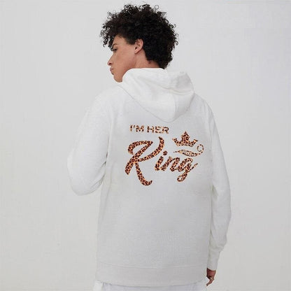 Her King His Queen Couple Hoodies