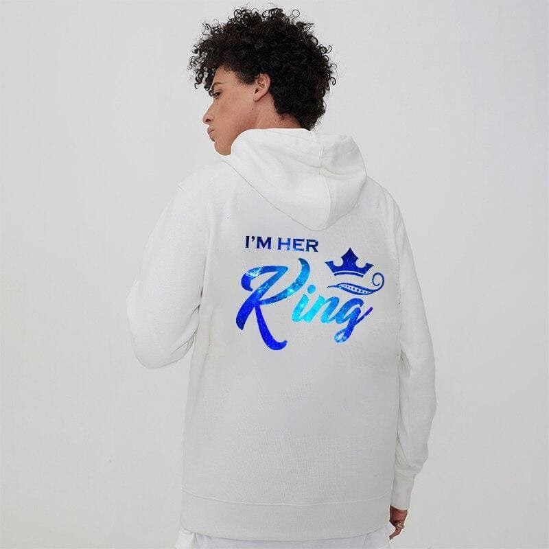 Her King His Queen Couple Hoodies