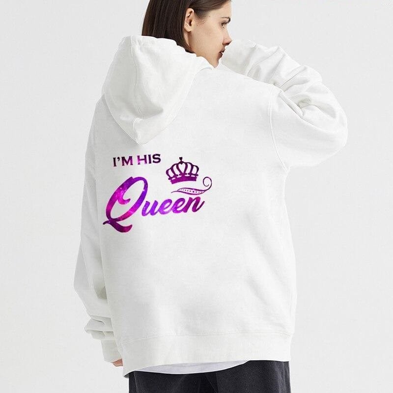 Her King His Queen Couple Hoodies