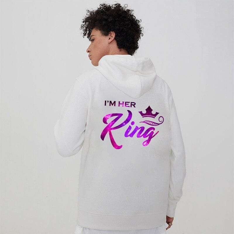 Her King His Queen Couple Hoodies