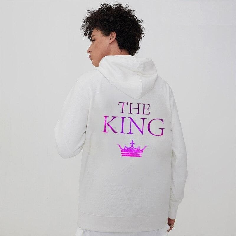 Her King His Queen Couple Hoodies