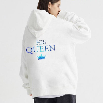 Her King His Queen Couple Hoodies