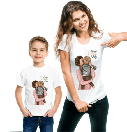 Hug Mommy and Me Shirts