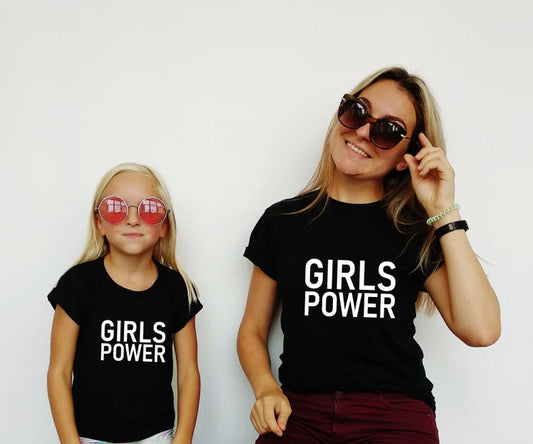 Mother and Daughter Matching T-shirts