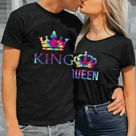 King and Queen Couple T-shirts