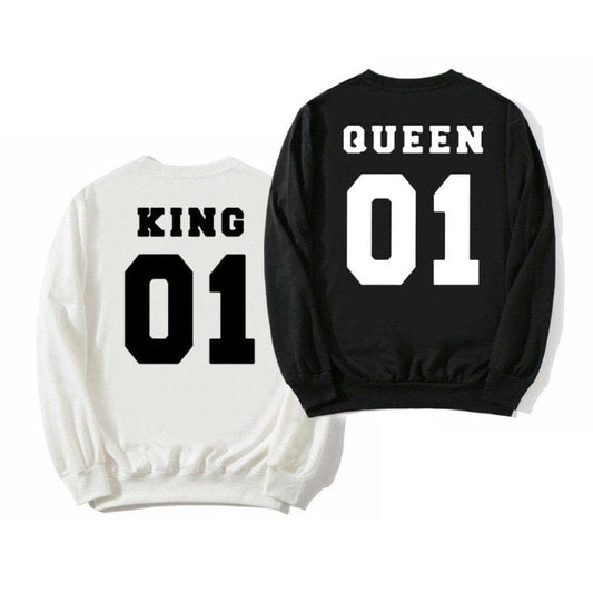 King & Queen Couple Sweatshirts