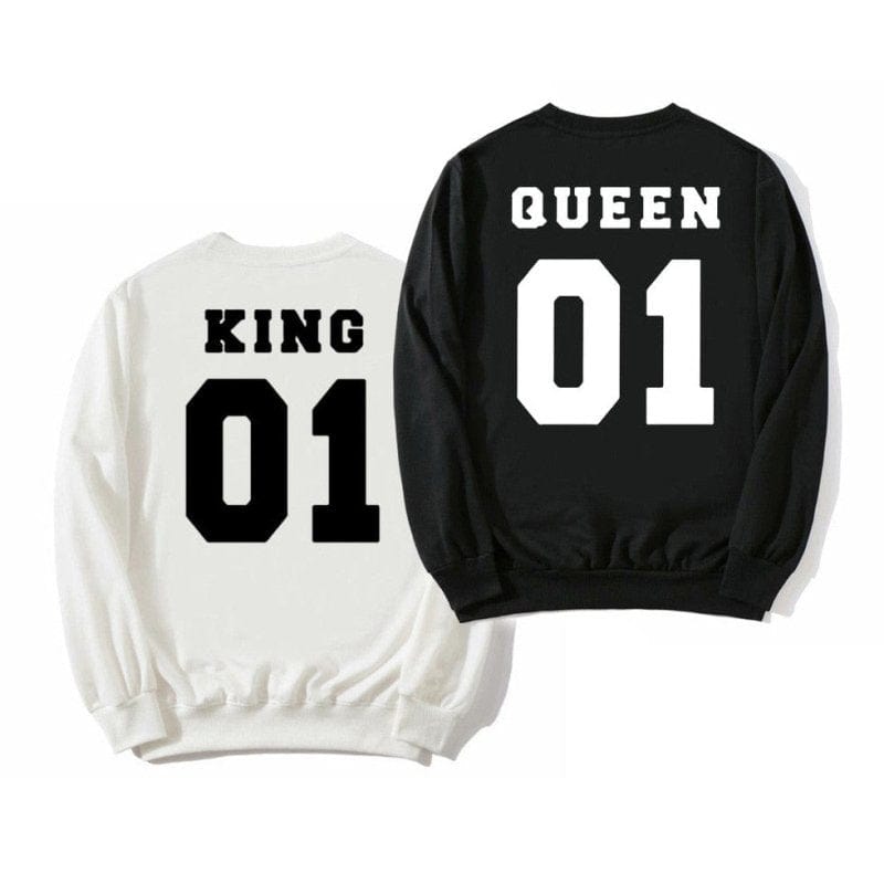 King & Queen Couple Sweatshirts