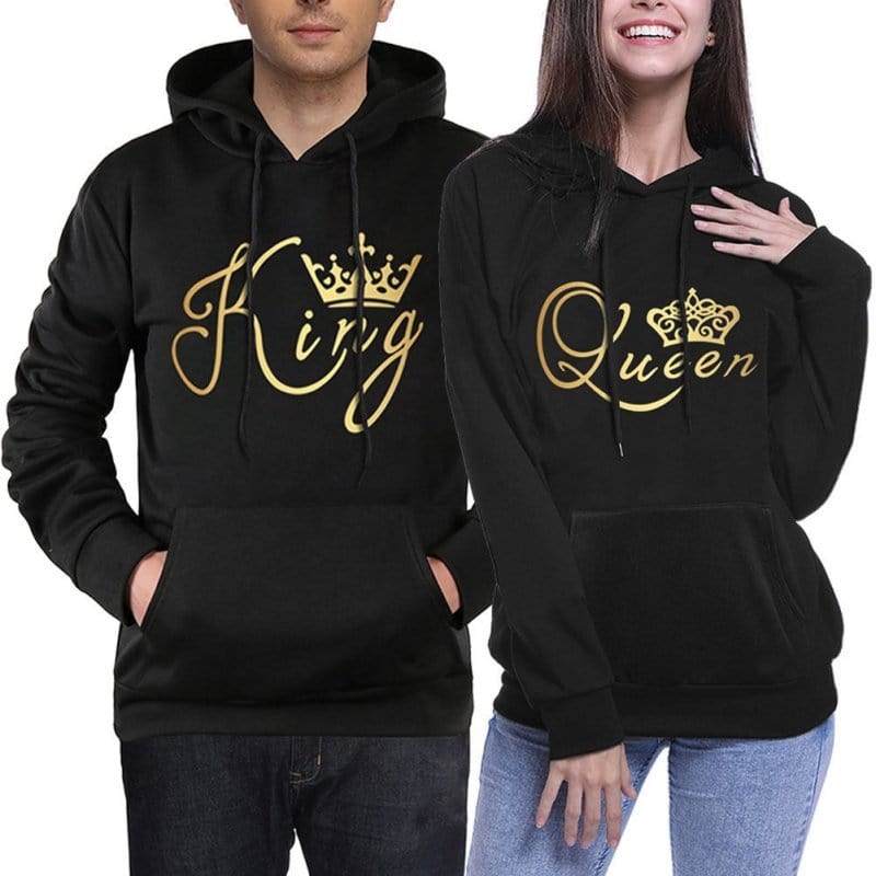 King Queen Couples Hoodies