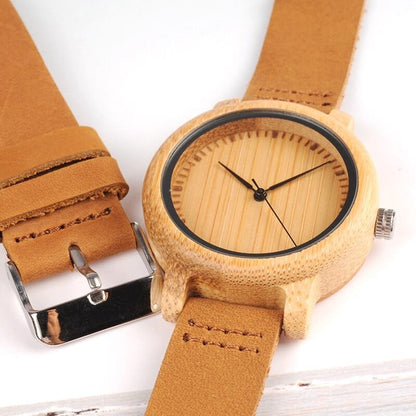 Leather Strap Couple Watch