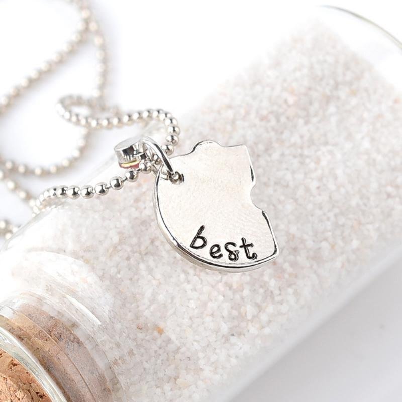 Magnetic Best Friend Heart Necklace