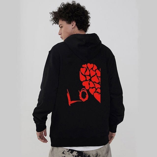 Matching Black Hoodies for Couples