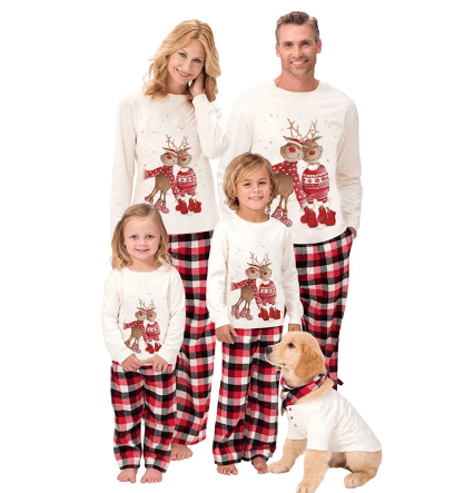 Matching Family Xmas Pajamas Set