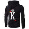 Matching King & Queen Hoodies for Couples