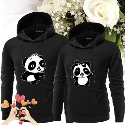 Matching Panda Hoodies for Couples