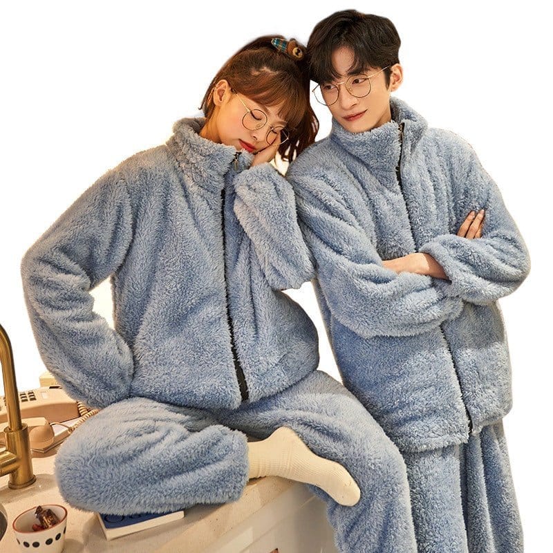 Matching Pyjamas Couple