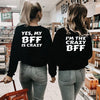 Matching Sweatshirts for Best Friends