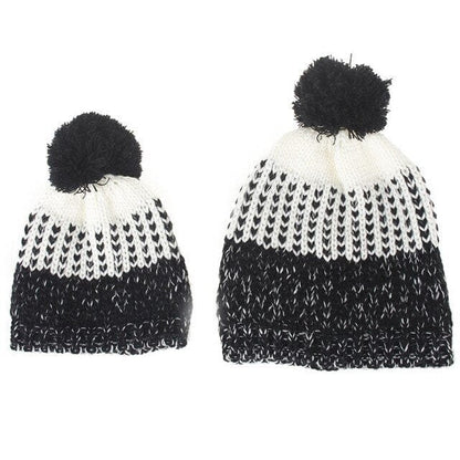 Mom and Baby Matching Winter Hat