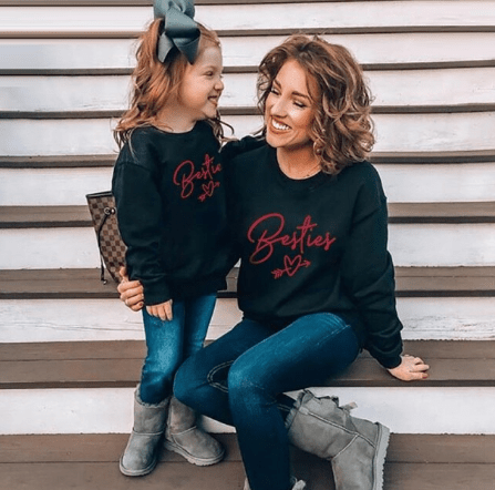 Mom and Daughter Bestie Sweaters