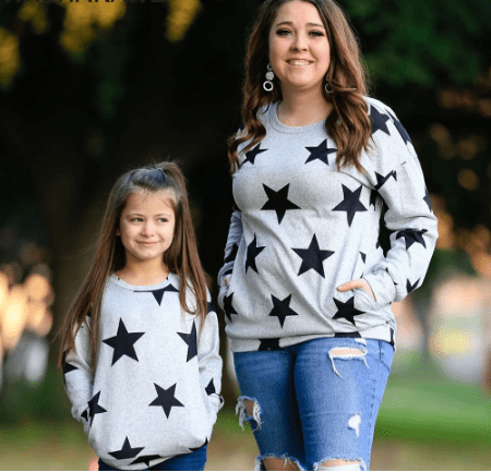 Mom and Daughter Matching Sweaters