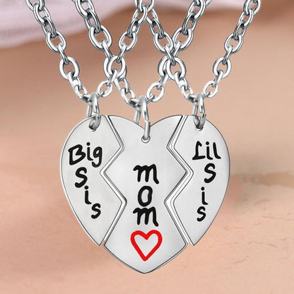 Mother and 2 Daughters Necklace Set