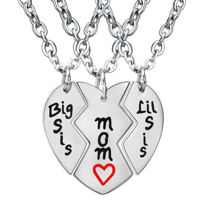 Mother and 2 Daughters Necklace Set