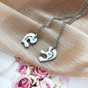 Mother And Daughter Heart Necklace