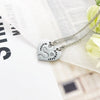 Mother And Daughter Heart Necklace