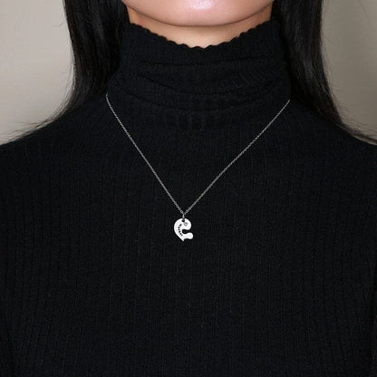 Mother And Daughter Heart Necklace