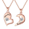 Mother and Daughter Linked Together Necklace