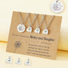 Mother and Daughter Sterling Silver Necklace