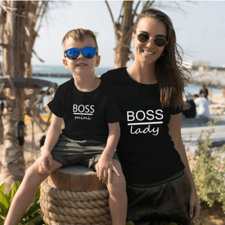 Mother and Son Boss T-shirt