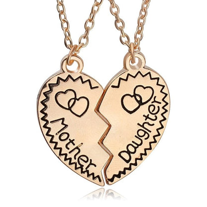 Mother Daughter Necklace Set