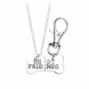 Necklace and Key Ring Friendship Set