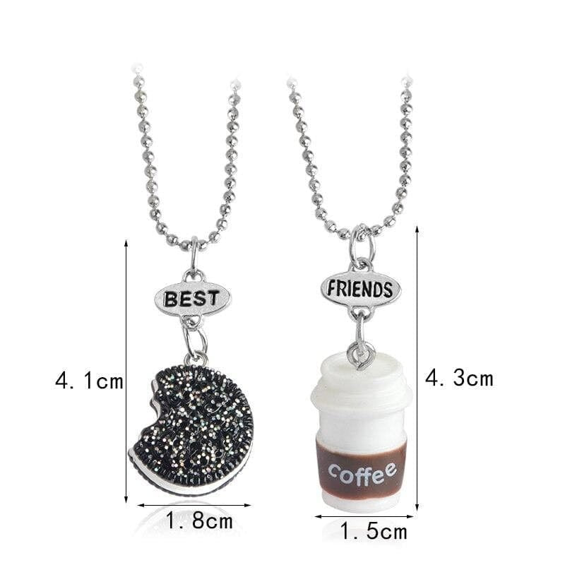 Oreo & Coffee Friendship Necklaces